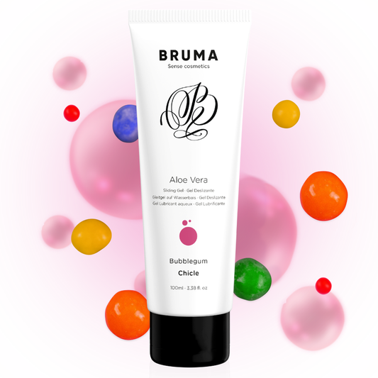 BRUMA - GEL GLISSANT ALOE VERA SAVEUR BUBBLEGUM 100 ML - Sensualia