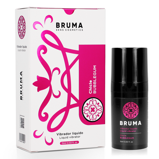 BRUMA - VIBRATEUR LIQUIDE ULTRA GLISSANT BUBBLEGUM 15 ML - Sensualia