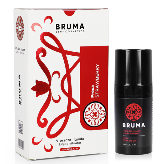 BRUMA - VIBRATEUR LIQUIDE ULTRA GLISSANT FRAISE 15 ML - Sensualia