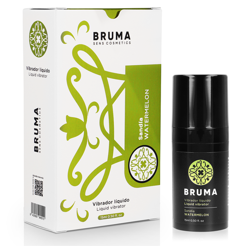 BRUMA - VIBRATEUR LIQUIDE ULTRA GLISSANT Pastèque 15 ML - Sensualia