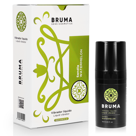 BRUMA - VIBRATEUR LIQUIDE ULTRA GLISSANT Pastèque 15 ML - Sensualia