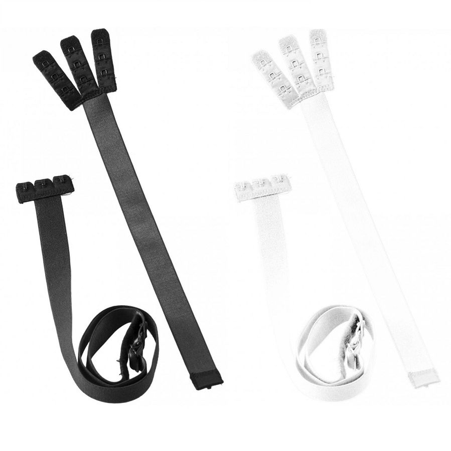 BYE-BRA - ADAPTATEUR DE SOUTIEN-GORGE À DOS OUVERT NOIR & BLANC - Sensualia