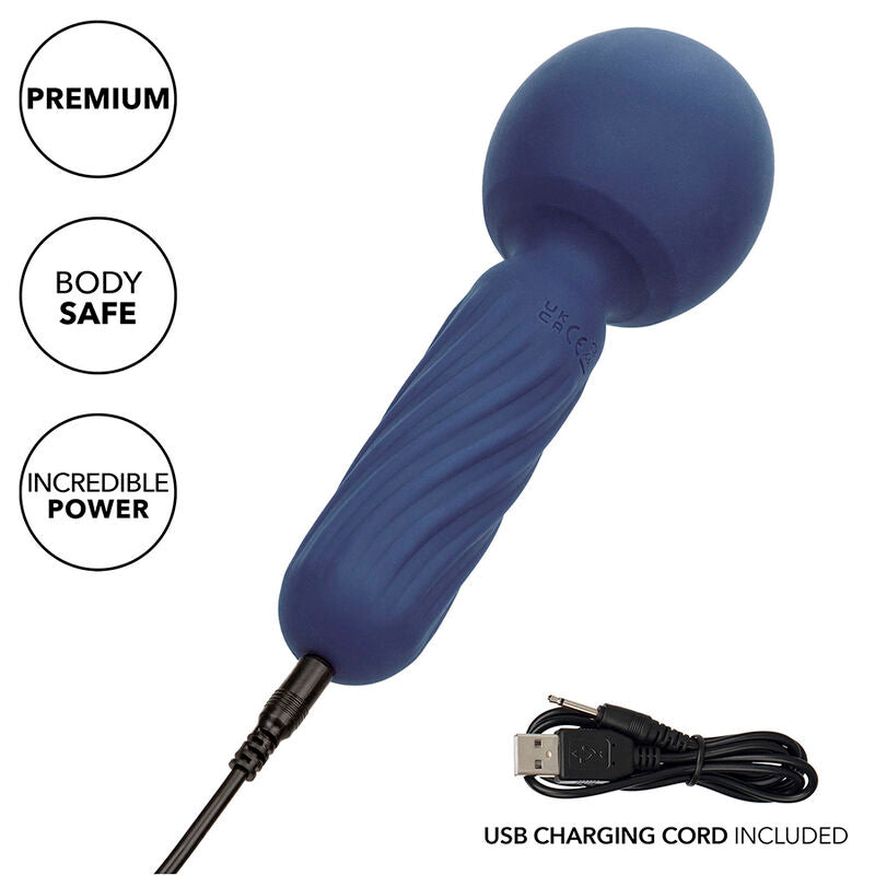 CALEXOTICS - CHARISMA SEDUCTION MASSEUR 12 FONCTIONS 17,75 CM X 6,25 CM VIOLET - Sensualia