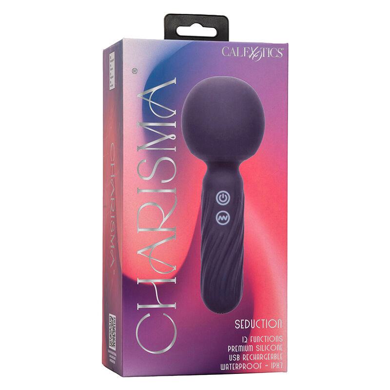 CALEXOTICS - CHARISMA SEDUCTION MASSEUR 12 FONCTIONS 17,75 CM X 6,25 CM VIOLET - Sensualia