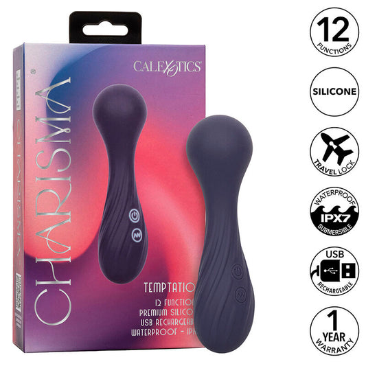 CALEXOTICS - CHARISMA TEMPTATION MASSEUR 12 FONCTIONS VIOLET - Sensualia