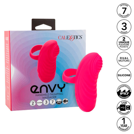 CALEXOTICS - ENVY MASSEUR À BILLE PORTABLE 7 VIBRATIONS ROSE - Sensualia