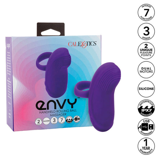 CALEXOTICS - ENVY MASSEUR À BILLE PORTABLE 7 VIBRATIONS VIOLET - Sensualia