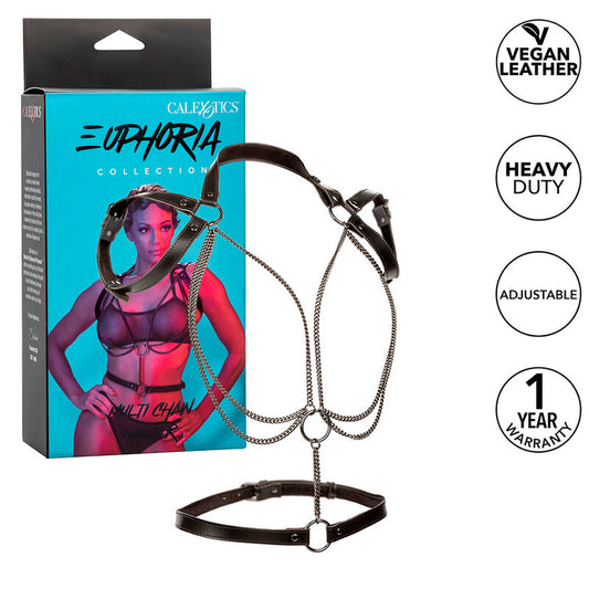 CALEXOTICS - EUPHORIA HARNAIS LICOL MULTICHAÎNES PREMIUM - Sensualia