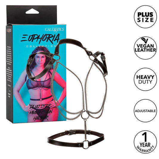 CALEXOTICS - EUPHORIA HARNAIS LICOL MULTICHAÎNES PREMIUM GRANDE TAILLE - Sensualia
