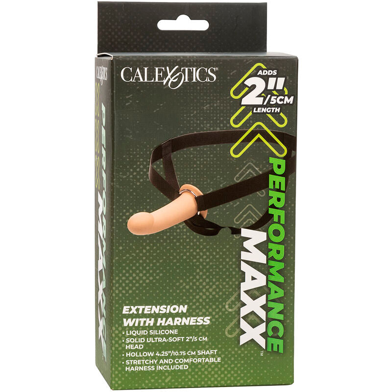 CALEXOTICS - EXTENSION PERFORMANCE MAXX AVEC HARNAIS PEAU CLAIRE - Sensualia