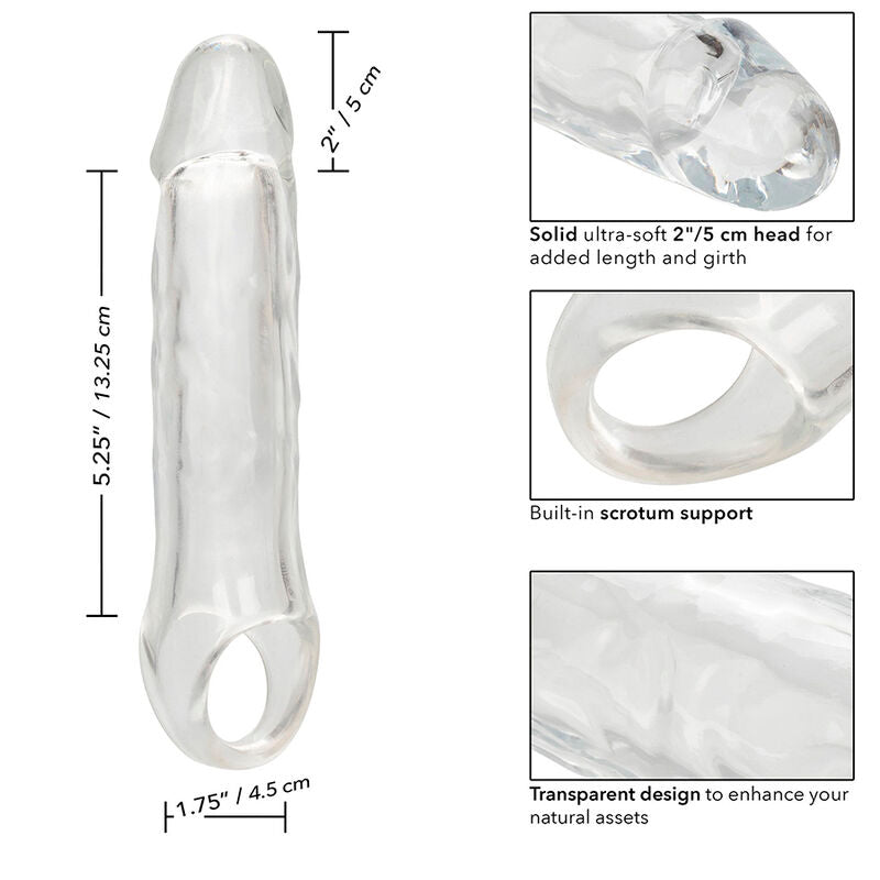 CALEXOTICS - EXTENSION PERFORMANCE MAXX CLEAR 7,5 TRANSPARENTE - Sensualia