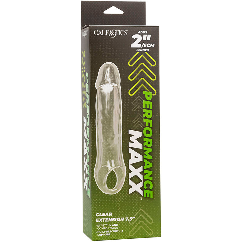 CALEXOTICS - EXTENSION PERFORMANCE MAXX CLEAR 7,5 TRANSPARENTE - Sensualia