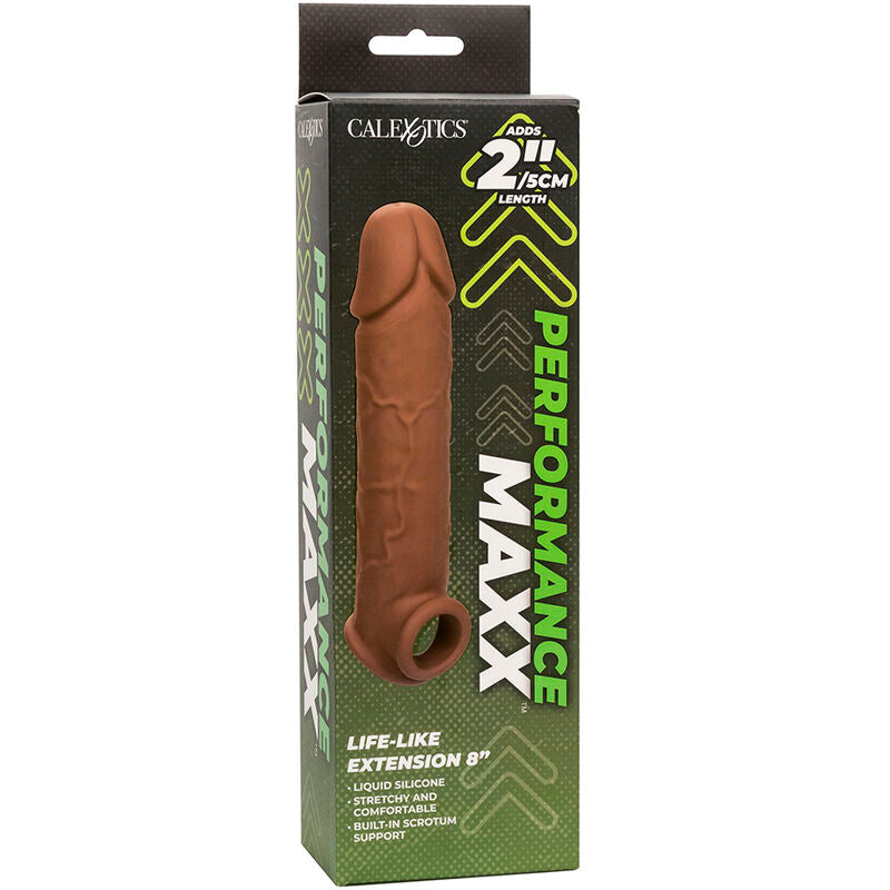 CALEXOTICS - EXTENSION PERFORMANCE MAXX LIFE-LIKE 8 PEAU MARRON - Sensualia