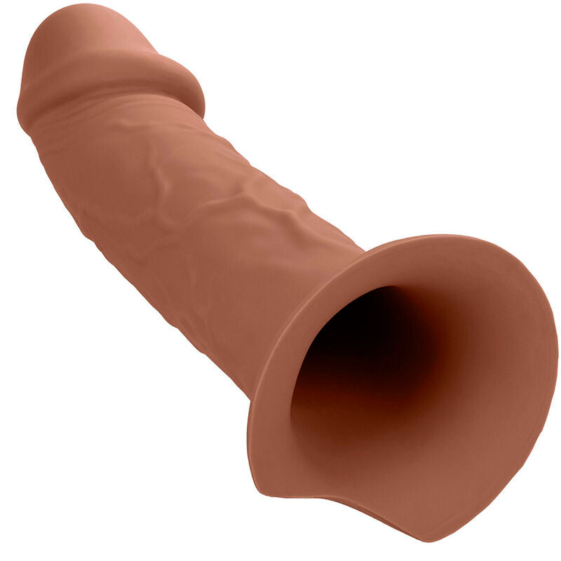 CALEXOTICS - EXTENSION PERFORMANCE MAXX RÉALISTE AVEC HARNAIS PEAU MARRON - Sensualia