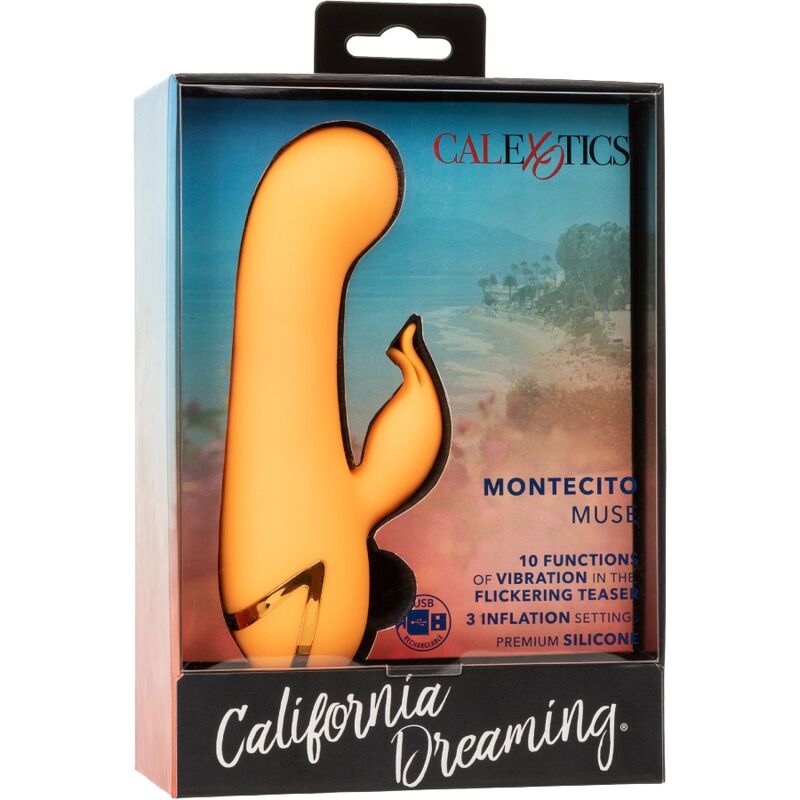 CALEXOTICS - MONTECITO MUSE VIBRATEUR LAPIN ORANGE PAR CALIFORNIA DREAMING - Sensualia