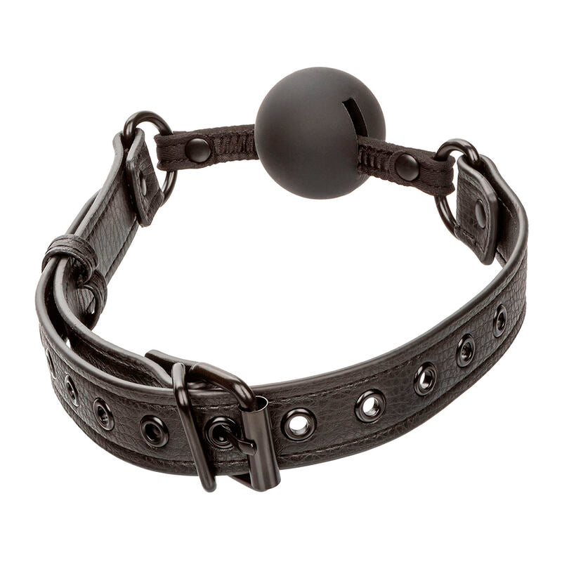 CALEXOTICS - NOCTURNAL BÂILLON À BOULE EN SILICONE NOIR - Sensualia