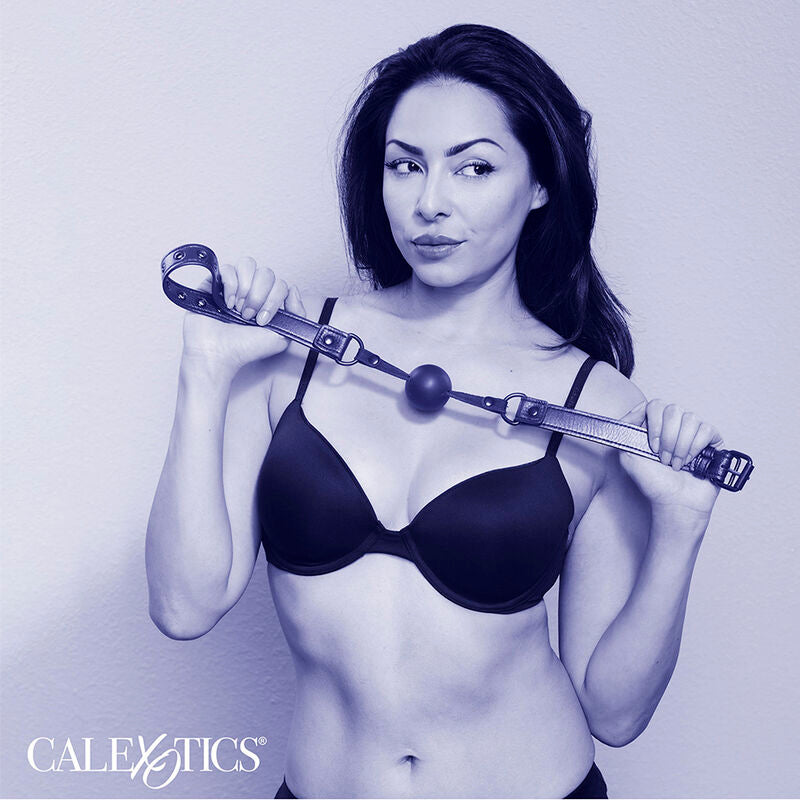CALEXOTICS - NOCTURNAL BÂILLON À BOULE EN SILICONE NOIR - Sensualia