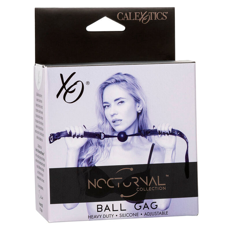 CALEXOTICS - NOCTURNAL BÂILLON À BOULE EN SILICONE NOIR - Sensualia