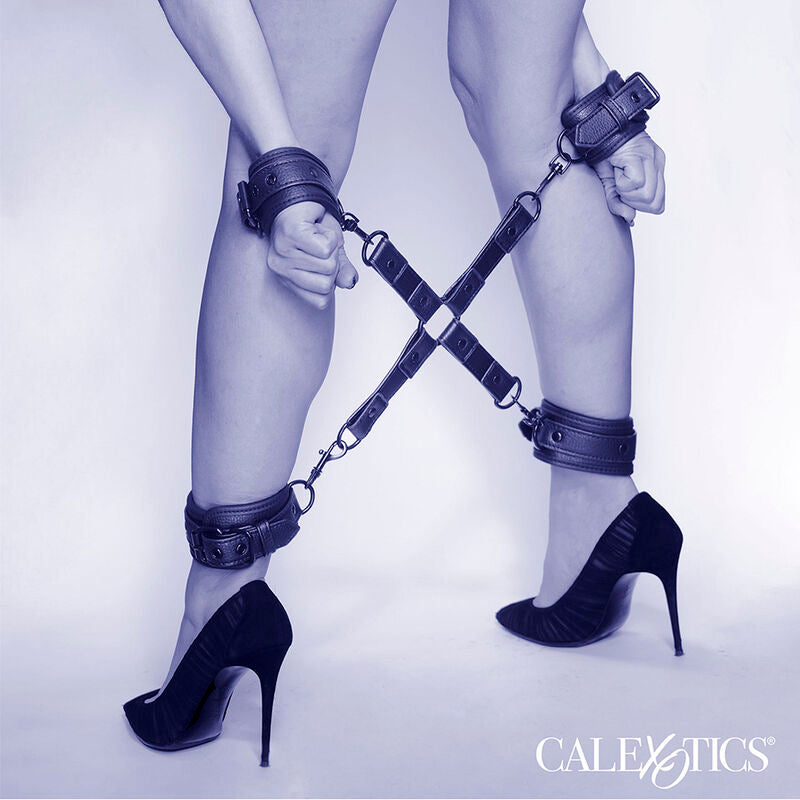 CALEXOTICS - NOCTURNAL CONNECTEUR TIE HOG CUERO AJUSTABLE NOIR - Sensualia