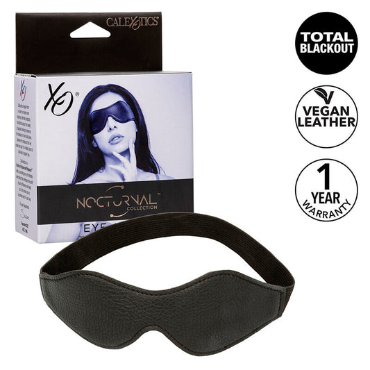 CALEXOTICS - NOCTURNAL MASQUE POUR LES YEUX EN CUIR PVC NOIR - Sensualia