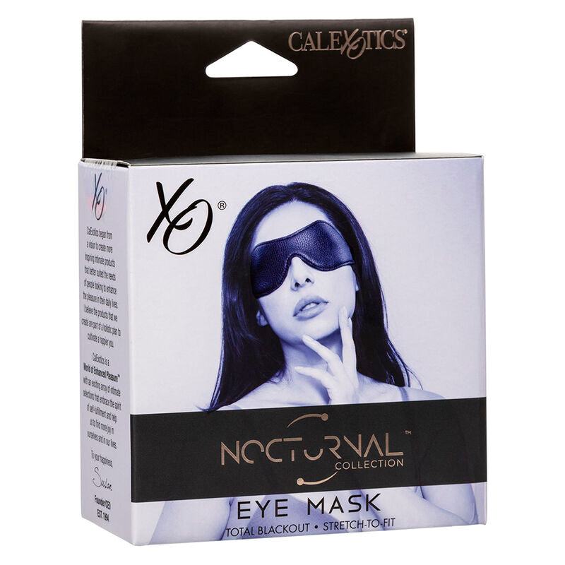 CALEXOTICS - NOCTURNAL MASQUE POUR LES YEUX EN CUIR PVC NOIR - Sensualia