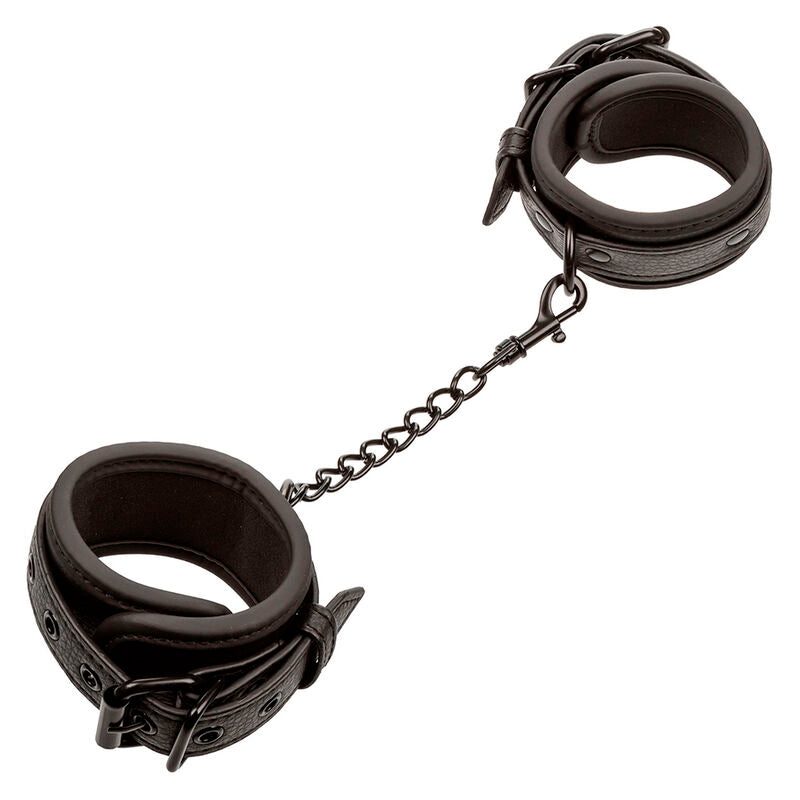 CALEXOTICS - NOCTURNAL POIGNETS EN CUIR RÉGLABLES NOIRS - Sensualia