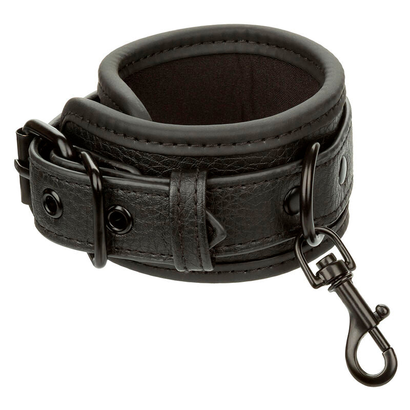CALEXOTICS - NOCTURNAL POIGNETS EN CUIR RÉGLABLES NOIRS - Sensualia