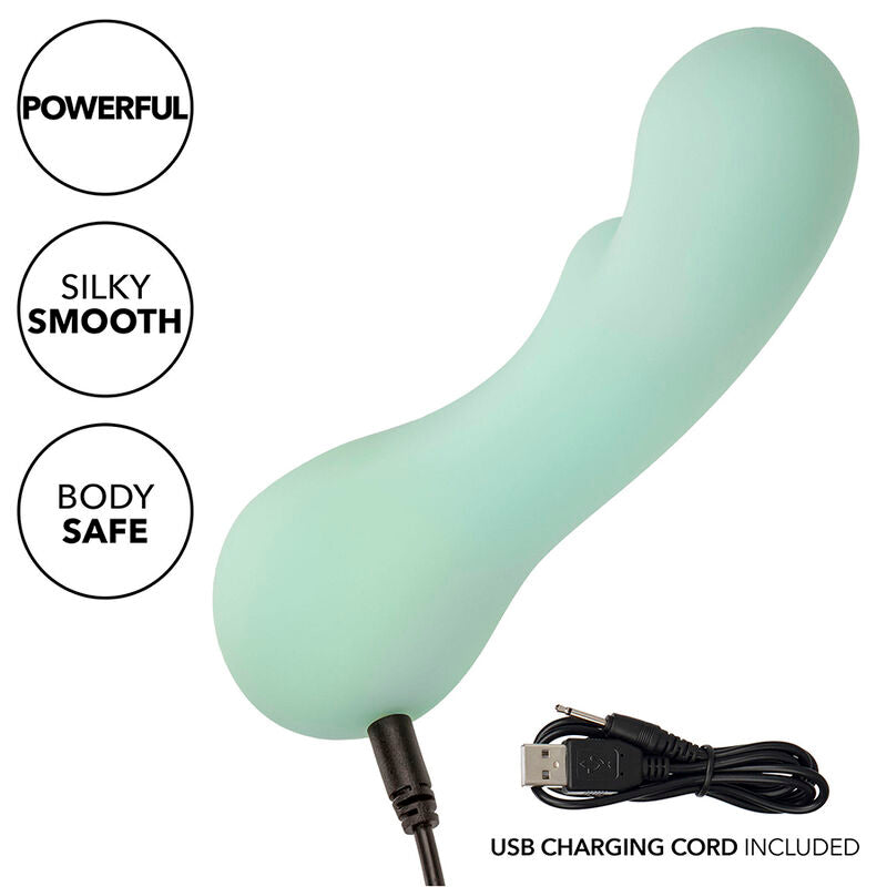 CALEXOTICS - PACIFICA BORA BORA ESTIMULATEUR POINT G 10 VIBRATIONS AQUA - Sensualia
