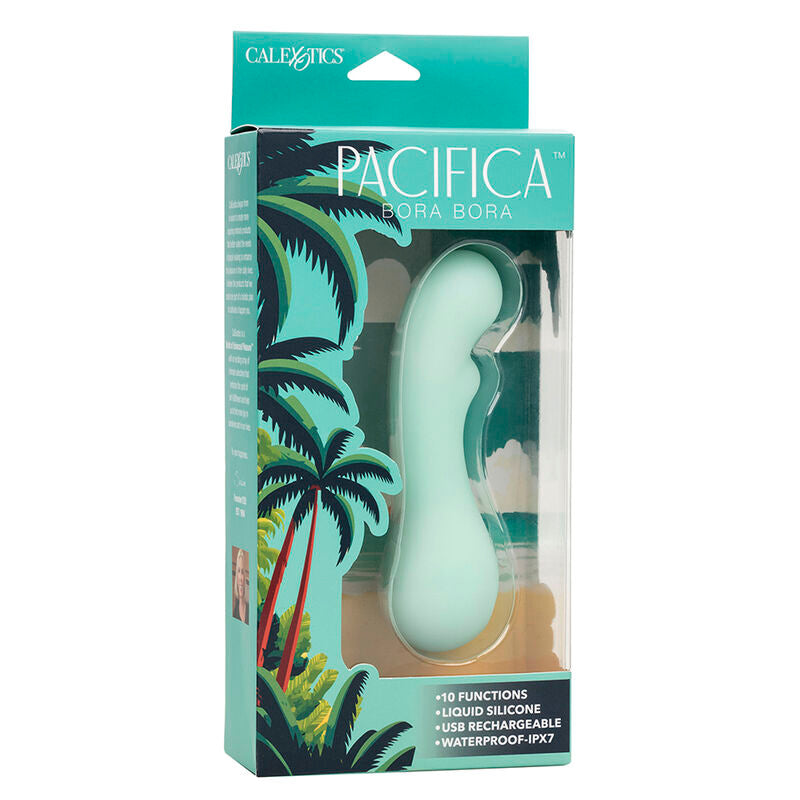 CALEXOTICS - PACIFICA BORA BORA ESTIMULATEUR POINT G 10 VIBRATIONS AQUA - Sensualia