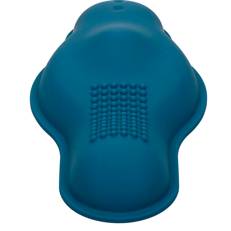 CALEXOTICS - RIDER MASSAGER DOUBLE MOTEUR TÉLÉCOMMANDE BLEU - Sensualia