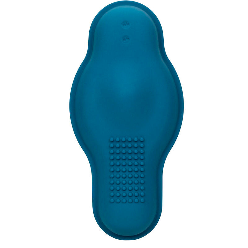 CALEXOTICS - RIDER MASSAGER DOUBLE MOTEUR TÉLÉCOMMANDE BLEU - Sensualia