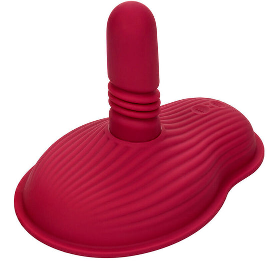 CALEXOTICS - RIDER MASSAGER DOUBLE MOTEUR TÉLÉCOMMANDE ROUGE - Sensualia