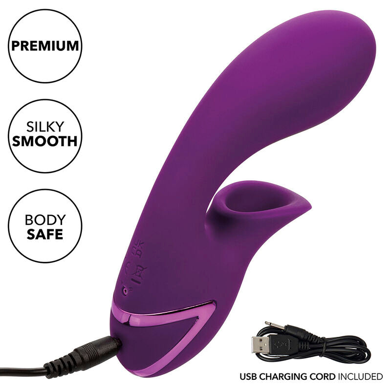 CALEXOTICS - STIMULATEUR ET SUCKER HUNTINGTON BEACH HEARTBREAKER VIOLET PAR CALIFORNIA DREAMING - Sensualia