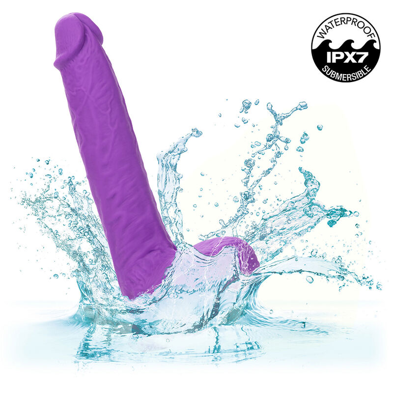 CALEXOTICS - STUDS VIBRATEUR RECHARGEABLE ET ROTATIF 10 VIBRATIONS VIOLET - Sensualia