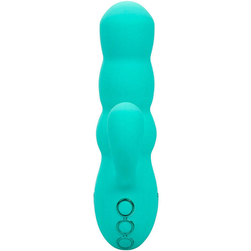 CALEXOTICS - VIBRATEUR DEL MAR DIVA RABBIR AQUA GREEN PAR CALIFORNIA DREAMING - Sensualia