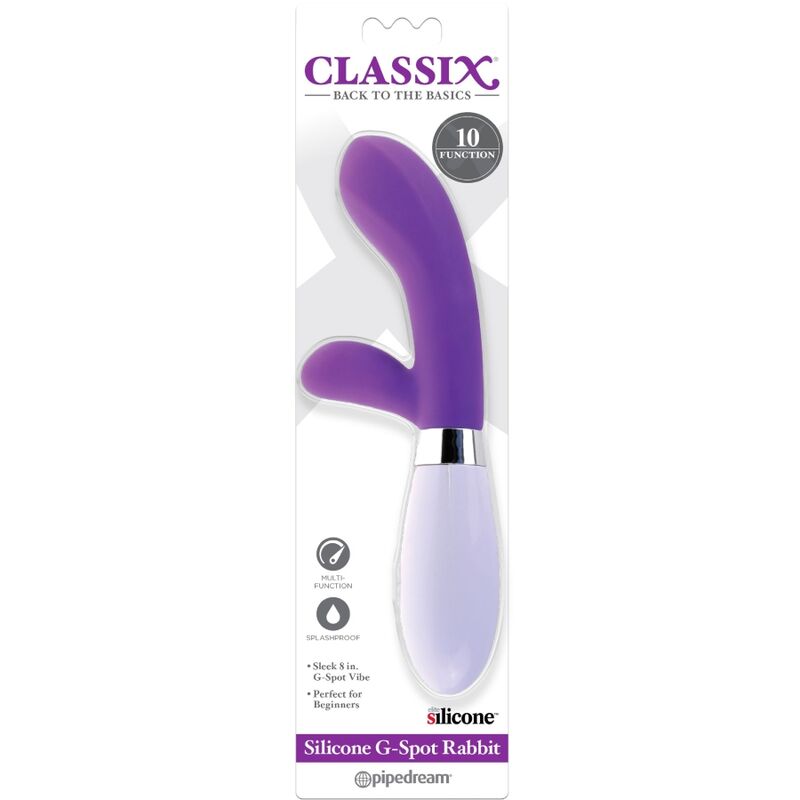 CLASSIX - VIBRATEUR RABBIT G-SPOT SILICONE VIOLET - Sensualia