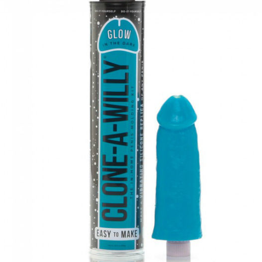 CLONE A WILLY - CLONEUR DE PÉNIS BLEU LUMINESCENT AVEC VIBRATEUR - Sensualia