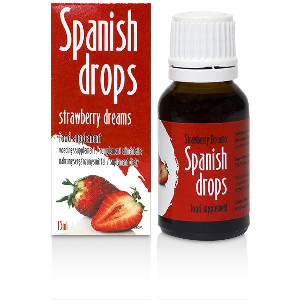 COBECO - MOUCHE ESPAGNOLE RÊVES DE FRAISE 15 ML - Sensualia