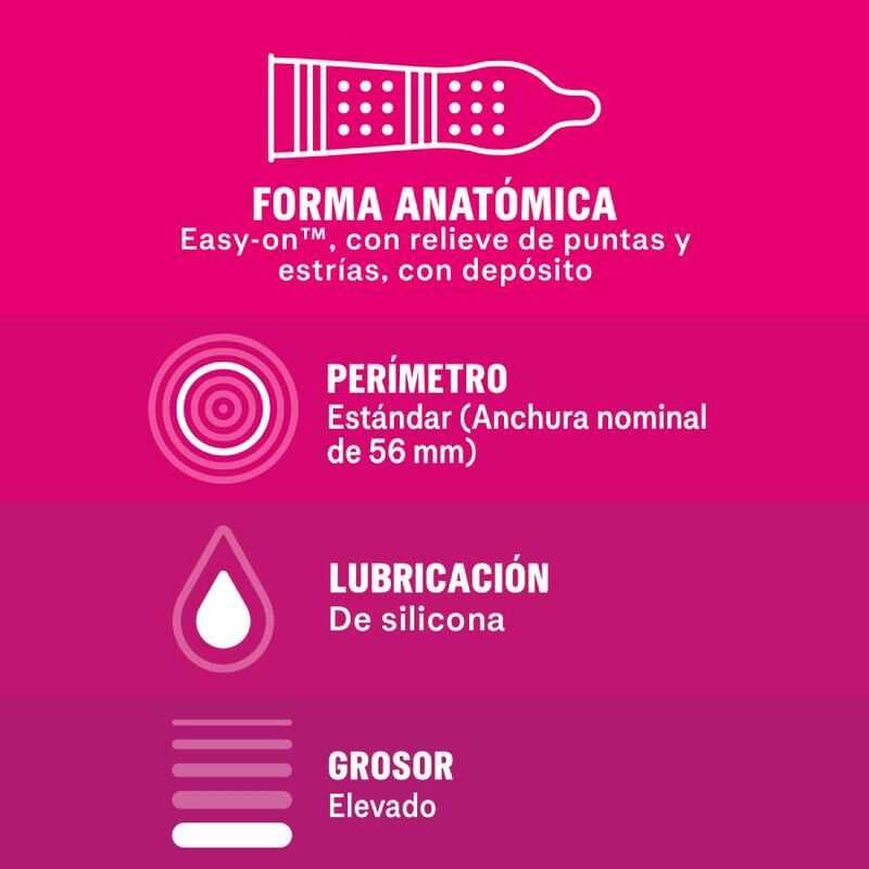 DUREX - DAME PLACER 12 UNITÉS - Sensualia