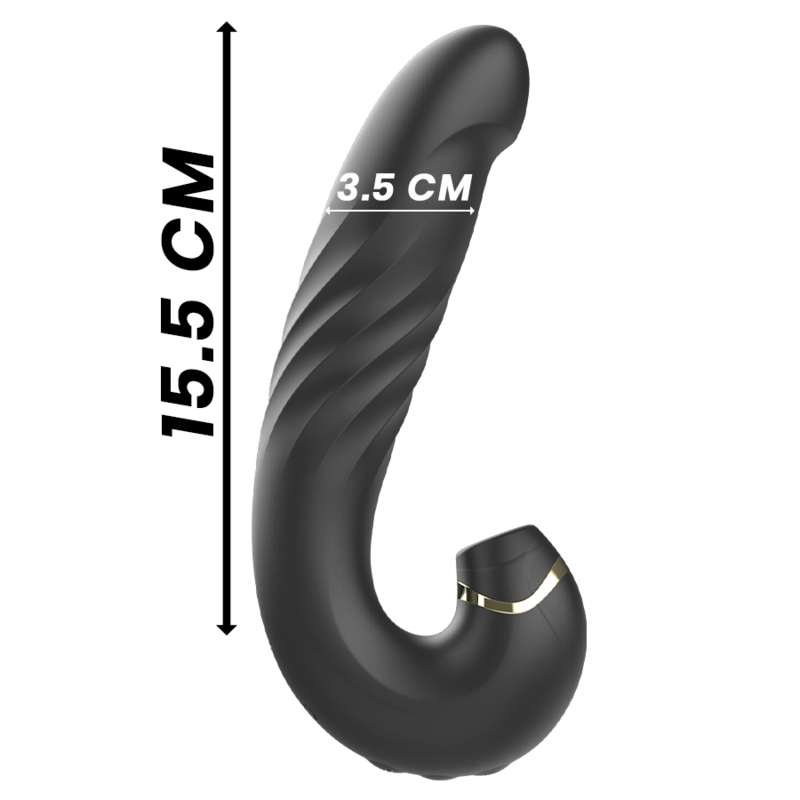 IBIZA - CLIP UP & DOWN + VIBRATEUR + VENTOUSE CLITORIS - Sensualia