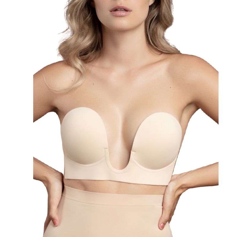 BYE-BRA - SOUTIEN-GORGE SANS POIGNÉES NOIR BONNET A - Sensualia