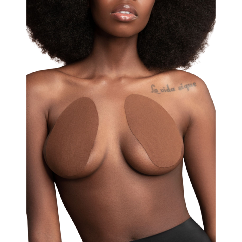 BYE-BRA - RENFORCEMENTSEINS + 3 PAIRES SATINÉES BEIGE BONNET A/C - Sensualia