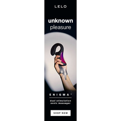 LELO - MASSEUR DE STIMULATION DOUBLE ASPIRATION ENIGMA NOIR - Sensualia