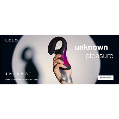 LELO - MASSEUR DE STIMULATION DOUBLE ASPIRATION ENIGMA NOIR - Sensualia