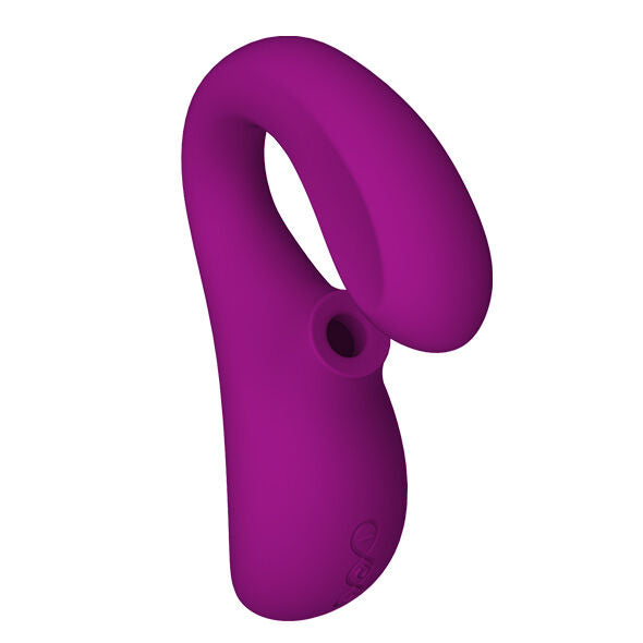 LELO - ENIGMA DOUBLE ASPIRATION STIMULATION MASSEUR  ROSE PROFONDE - Sensualia