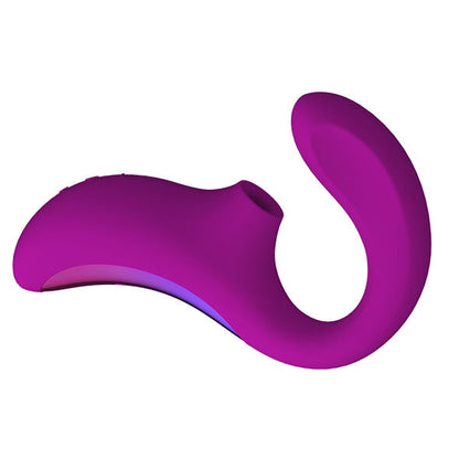 LELO - ENIGMA DOUBLE ASPIRATION STIMULATION MASSEUR  ROSE PROFONDE - Sensualia
