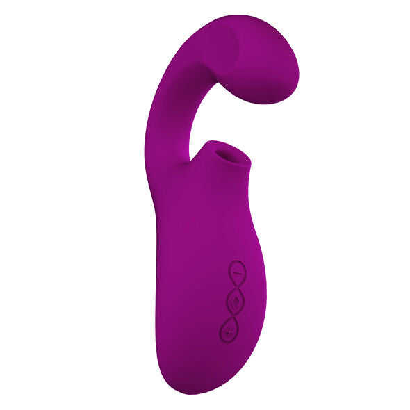 LELO - ENIGMA DOUBLE ASPIRATION STIMULATION MASSEUR  ROSE PROFONDE - Sensualia