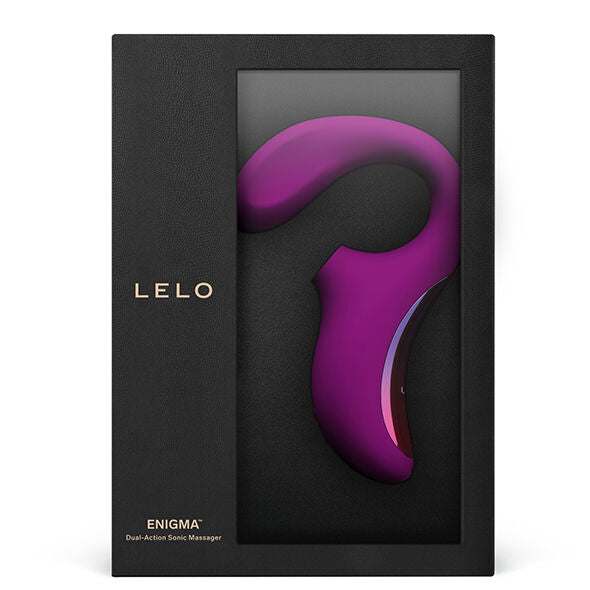 LELO - ENIGMA DOUBLE ASPIRATION STIMULATION MASSEUR  ROSE PROFONDE - Sensualia