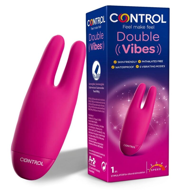 CONTROL - STIMULATEUR DOUBLE VIBES - Sensualia