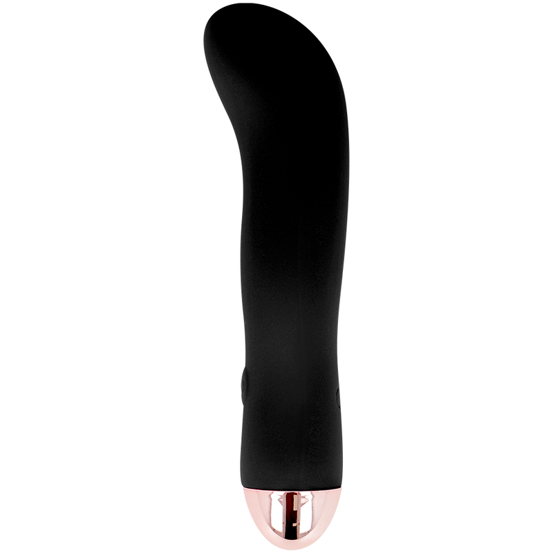 DOLCE VITA - VIBRATEUR RECHARGEABLE DEUX NOIR 7 VITESSES - Sensualia